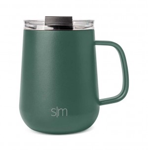 Simple Modern Coffee Mug with Handle Water Bottles Olive | JRXTFW263
