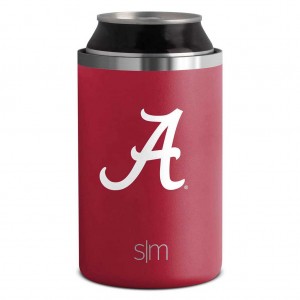 Simple Modern Collegiate Ranger Can Cooler Bottle Boot Burgundy | QAZVGD530