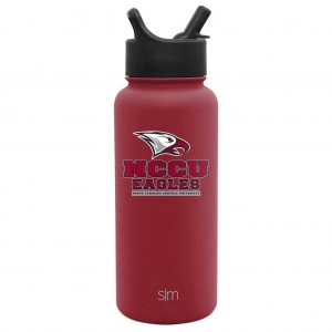 Simple Modern Collegiate with Straw Lid Water Bottles Red | FOTDBW072