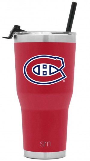 Simple Modern Cruiser Insulated Tumbler with Flip Lid and Straw Water Bottles Burgundy | IBJYMV012