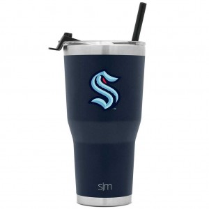 Simple Modern Cruiser Insulated Tumbler with Flip Lid and Straw Water Bottles Black | DMJUXA295