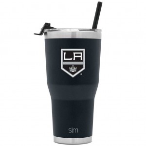 Simple Modern Cruiser Insulated Tumbler with Flip Lid and Straw Water Bottles Black | YOISFQ952