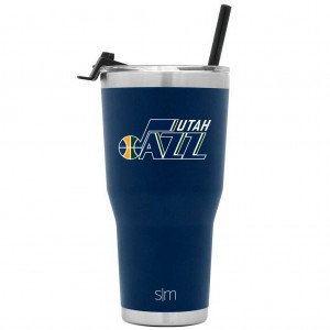 Simple Modern Cruiser Tumbler with Flip Lid and Straw Water Bottles Indigo | FXGEYZ145