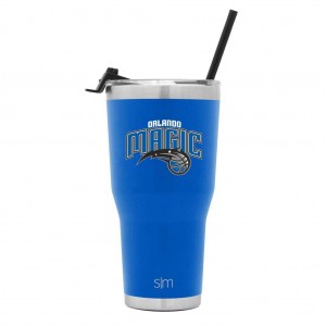 Simple Modern Cruiser Tumbler with Flip Lid and Straw Water Bottles Blue | RMDBHO820