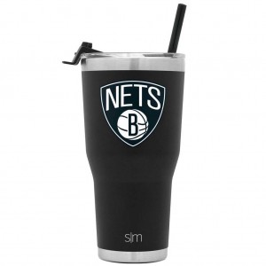 Simple Modern Cruiser Tumbler with Flip Lid and Straw Water Bottles Black | FLBKQS230