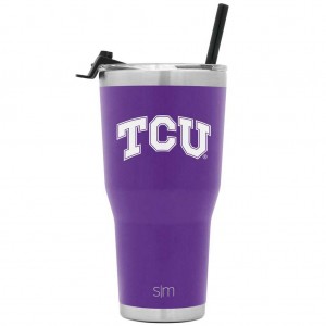 Simple Modern Cruiser with Flip Lid and Straw Water Bottles Purple | MFCSRJ059