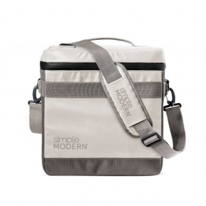 Simple Modern Day Cooler Bags Light Grey | IJKRHF175