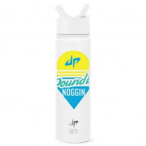 Simple Modern Dude Perfect with Straw Lid Water Bottles White | BLGZIX782
