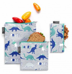 Simple Modern Ellie Snack Lunch Bags Blue | QXOUEZ258