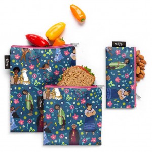 Simple Modern Ellie Snack Lunch Bags Peacock Blue | BNWSYP237