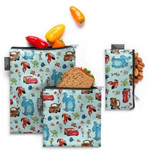 Simple Modern Ellie Snack Lunch Bags Turquoise | GKDUJN852