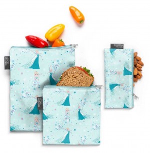 Simple Modern Ellie Snack Lunch Bags Turquoise | DKGZMY947