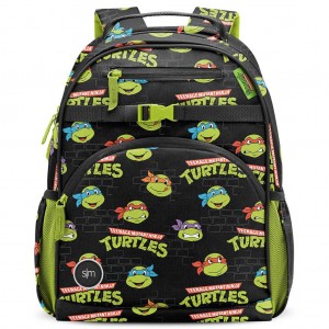 Simple Modern Fletcher Backpack Black / Mustard Green | MNVFOQ043