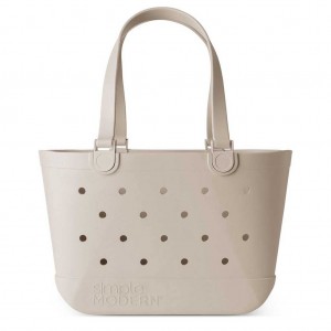 Simple Modern Getaway Tote Beige | TBDAXY950