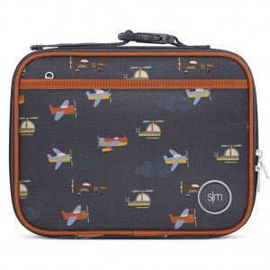 Simple Modern Hadley Lunch Bags Black | QJXWKN520