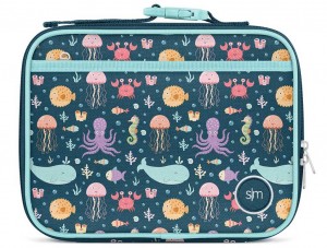 Simple Modern Hadley Lunch Bags Peacock Blue | DYUOGV748