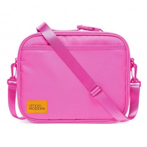 Simple Modern Hadley with Shoulder Strap Lunch Bags Pink | UGDCMJ436