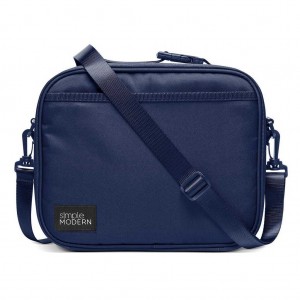Simple Modern Hadley with Shoulder Strap Lunch Bags Navy | SZIKYR634