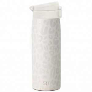 Simple Modern Kona with Locking Flip Lid Water Bottles White | IDJMUT369