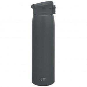 Simple Modern Kona with Locking Flip Lid Water Bottles Deep Grey | WSHPJD986