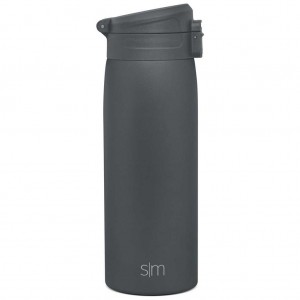 Simple Modern Kona with Locking Flip Lid Water Bottles Deep Grey | CJNFDT084