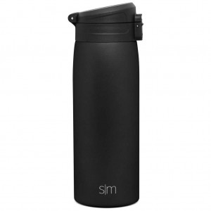 Simple Modern Kona with Locking Flip Lid Water Bottles Black | DVQTJW675