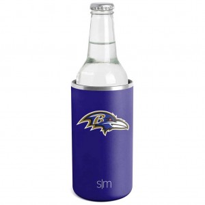 Simple Modern NFL Ranger Cooler Bottle Boot Purple | VMBDZO580