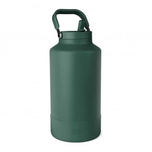 Simple Modern Pivot Water Bottles Obsidian Green | PQNIXS695
