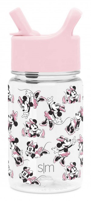 Simple Modern Plastic Water Bottle with Straw Lid Water Bottles White | DWSCOP284