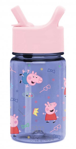 Simple Modern Plastic Water Bottle with Straw Lid Water Bottles Purple | SZQIWC672