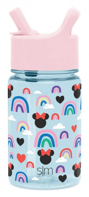 Simple Modern Plastic Water Bottle with Straw Lid Water Bottles Light Blue | GQNKRA285