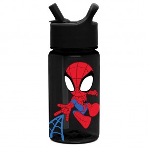 Simple Modern Plastic Water Bottle with Straw Lid Water Bottles Black | ZWNHDC217
