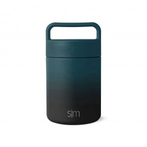 Simple Modern Provision Food Jar Water Bottles Obsidian Green | FWJUDE814
