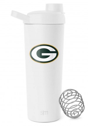 Simple Modern Rally Protein Shaker Water Bottles Green | ENIHWZ896