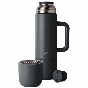 Simple Modern Roam Water Bottles Deep Grey | CFNSYG174