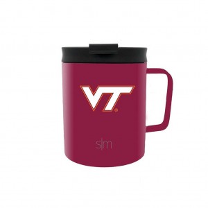 Simple Modern Scout Coffee Mug with Flip Lid Water Bottles Burgundy | GXADCO784