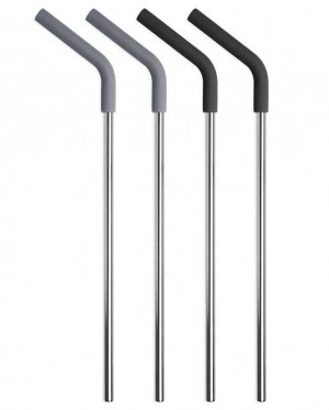 Simple Modern Stainless Steel Reusable Straws with Silicone Tips Replacement Straws Multicolor | ZESYQC649
