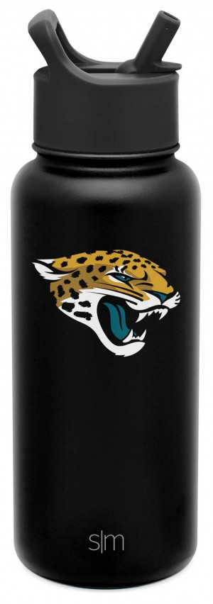 Simple Modern Summit Insulated Water Bottle with Straw Lid Water Bottles Black | IPUCKY051