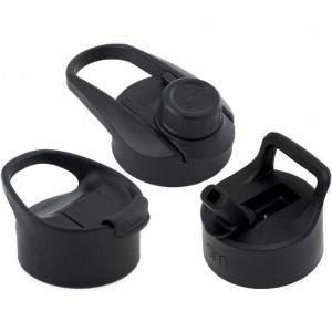Simple Modern Summit Water Bottle Lid 3 Pack Replacement Lids Black | TRQCEV439