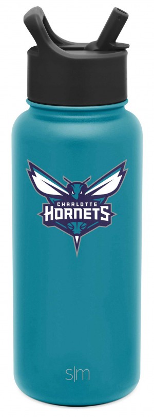 Simple Modern Summit Water Bottle with Straw Lid Water Bottles Turquoise | ERDIVH081