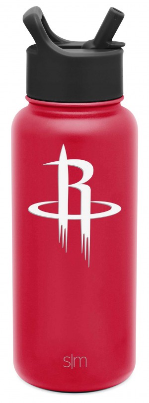 Simple Modern Summit Water Bottle with Straw Lid Water Bottles Red | VXDWBI280