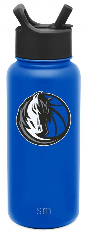 Simple Modern Summit Water Bottle with Straw Lid Water Bottles Blue | RUIGYK249
