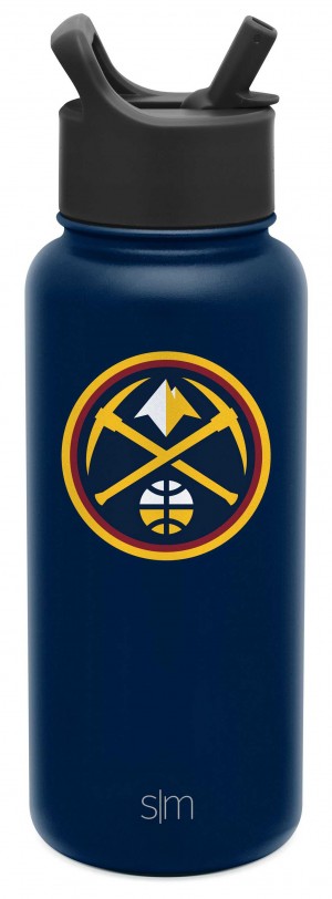 Simple Modern Summit Water Bottle with Straw Lid Water Bottles Black | WISZMT146