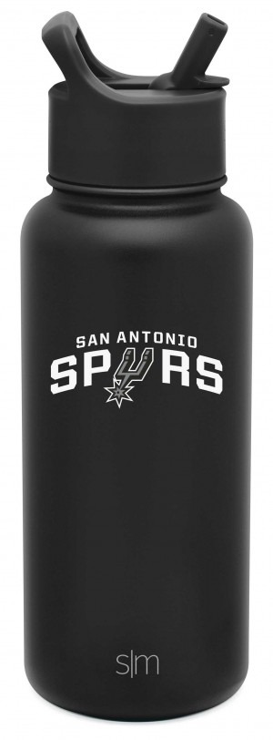 Simple Modern Summit Water Bottle with Straw Lid Water Bottles Black | KIYRGP024