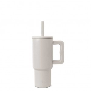 Simple Modern Tumbler with Silicone Straw Lid Water Bottles White | SUTALP192