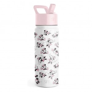 Simple Modern Water Bottle with Straw Lid Water Bottles White | FSRXGA319