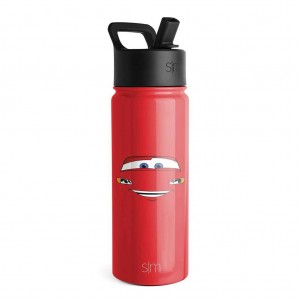 Simple Modern Water Bottle with Straw Lid Water Bottles Red | YXUKJM304