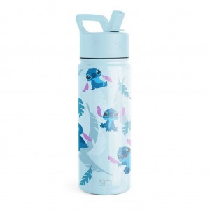 Simple Modern Water Bottle with Straw Lid Water Bottles Light Blue | NZYJGX784
