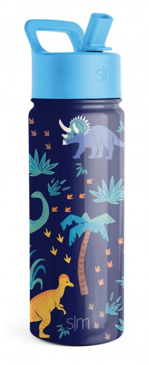 Simple Modern Water Bottle with Straw Lid Water Bottles Green | PGYRMH613