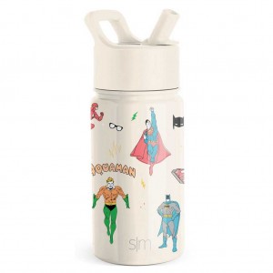 Simple Modern Water Bottle with Straw Lid Water Bottles White | OZABGR243